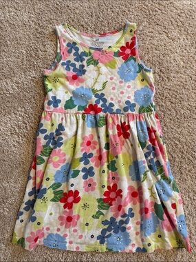 H&M Girls Floral Sleeveless Dress in Pink, Red, Blue, Green, Cream